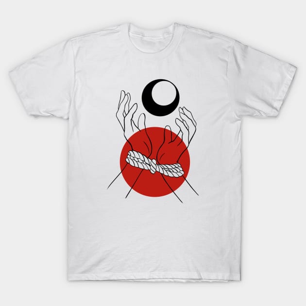 Tied T-Shirt by Cosmic Queers